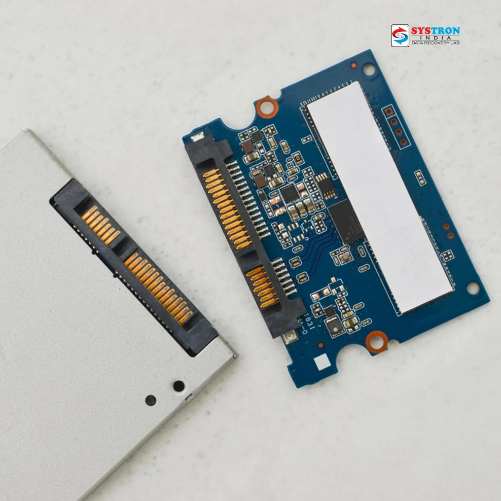 SSD Data Recovery Concept Conceptual image illustrating solid state drive technology.